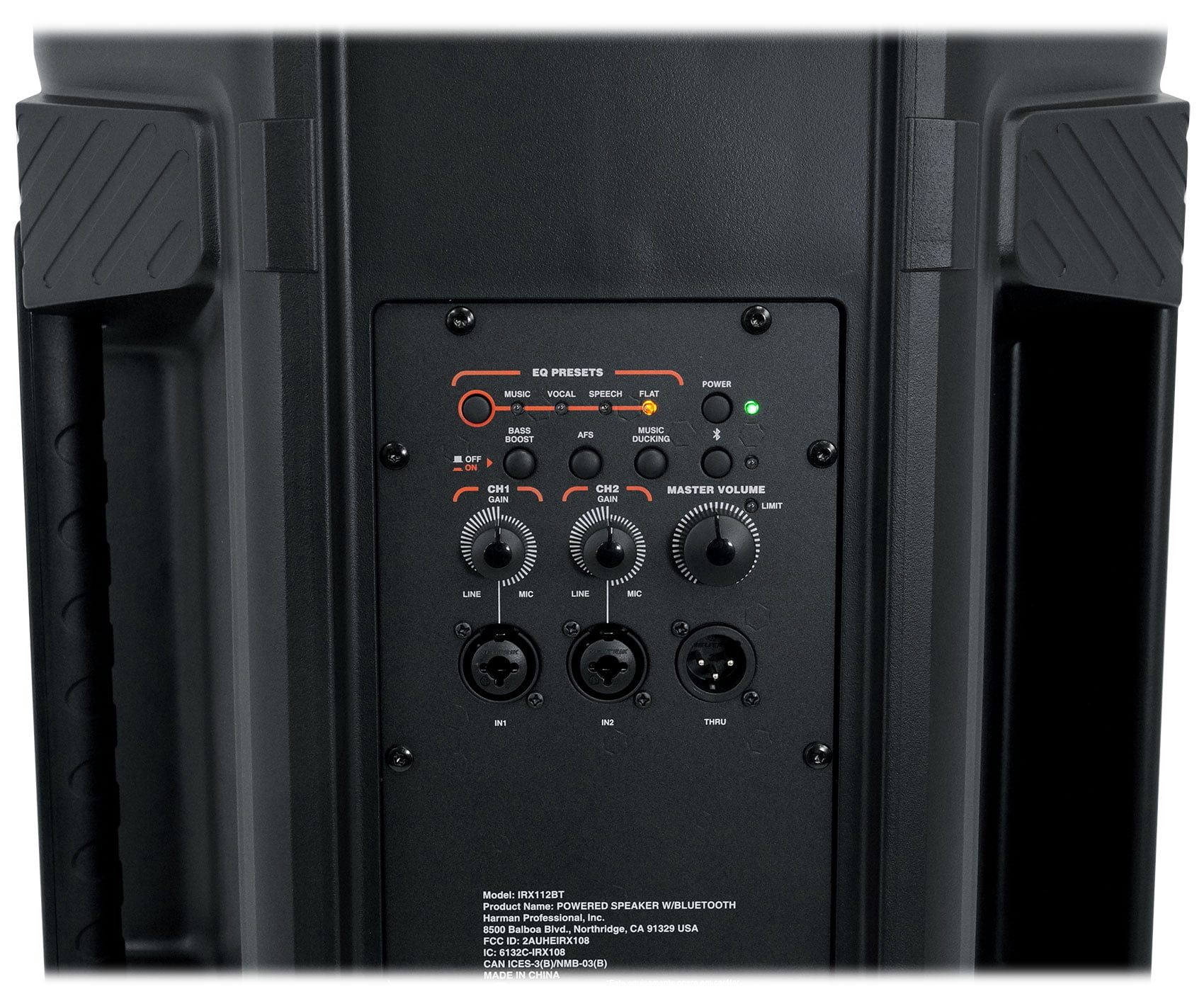 (2) JBL IRX112BT 12" 1300w Powered DJ Portable PA Speakers w/ Bluetooth+Stands