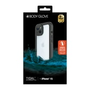 Body Glove Tidal Waterproof Phone Case for iPhone 15 - Black/Clear