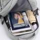 thumbnail image 4 of Mochila Mujer Moda Mochilas Escolares Impermeable con Colgante para Deportes (Gris) Likrtyny Para Estrenar, 4 of 9