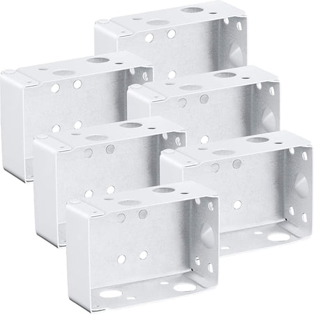 Lepai Blind Brackets 2 Inch Low Profile Box Mounting Bracket White ...
