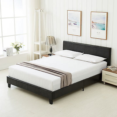 Mecor Bed Slats Upholstered Headboard, Black Full Size Headboard