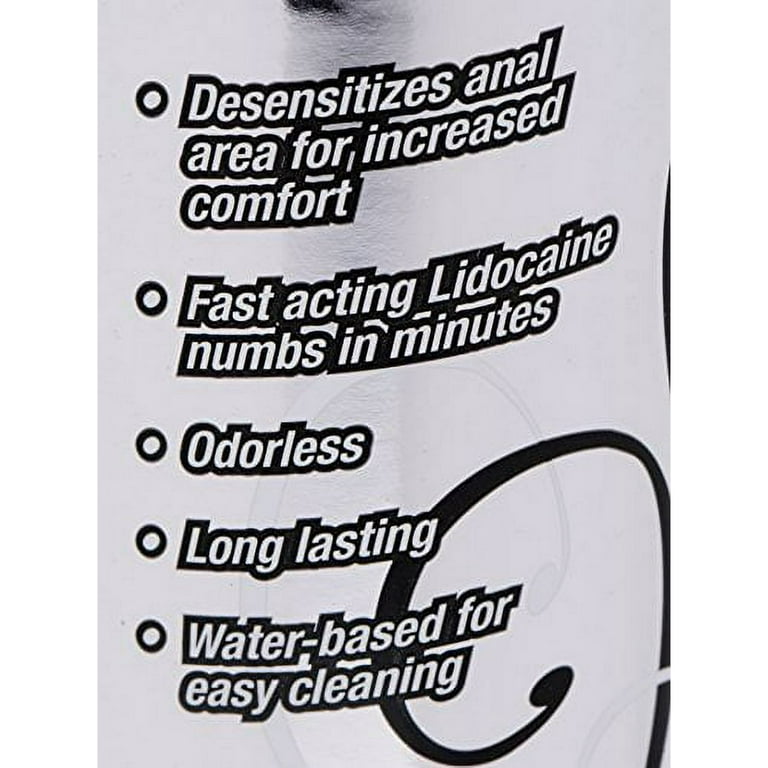 Passion Maximum Strength Anal Desensitizing Water Based Lubricant with  Lidocaine 8.25oz
