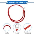 thumbnail image 4 of Unique Bargains 1 Pc Cable Inversor de Batería 10 AWG Gauge 2FT 3/8" Lug 5/16" Lug Cable de Batería Universal para Automóvil Vehículo Barco RV Solar Cobre Estañado Rojo, 4 of 7