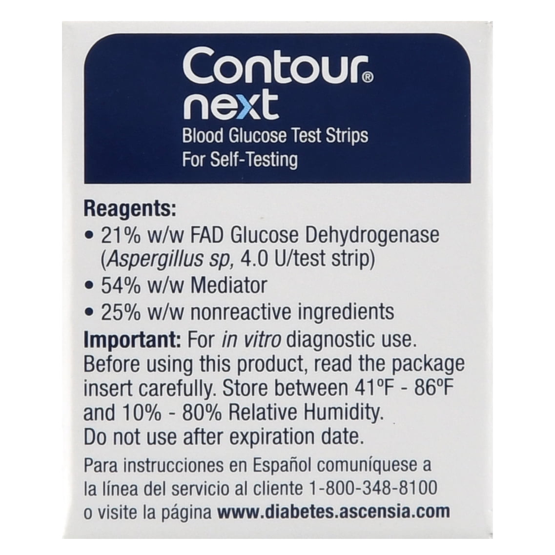 CONTOUR®NEXT Blood Glucose Test Strips, 35 Count