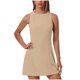 thumbnail image 1 of Vestido de Verano Casual de Mujer de Color Sólido sin Mangas Diseño de Cuello Redondo, Vestido Cómodo de Poliéster Ligero, 1 of 7