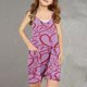 thumbnail image 2 of Odeerbi 5-13 Años Niñas Traje de Verano Amor Imprimir Camisola Romper Casual Respirable Cómodo Suspender Overalls Bib Total Shorts Con Bolsillos, 2 of 5