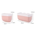thumbnail image 7 of Bueautybox Toilet Paper Holder Self Adhesive Waterproof Wall Mounted Bathroom Kitchen Tissue Holder Bathroom Tool （2 Size）, 7 of 7