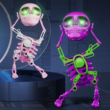 Dancing And Swinging 3D Skull Toy, Wind-Up