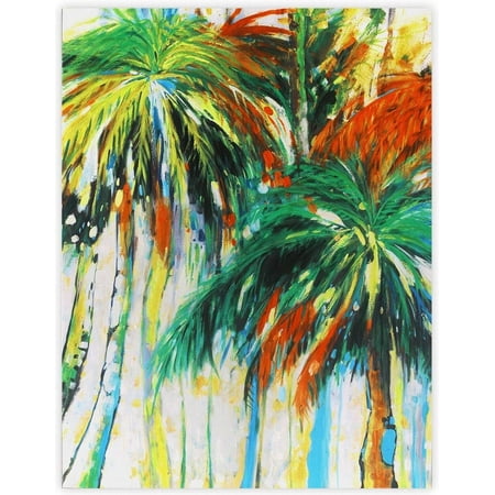 Studio 500 Museum Quality Painting - Abstract Palm Trees, 36x48
