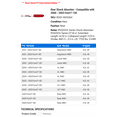 thumbnail image 2 of Rear Shock Absorber - Compatible with 2000 - 2003 Ford F-150 2001 2002, 2 of 2