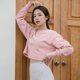 thumbnail image 4 of Ropa de yoga y fitness de otoño e invierno, suéter corto deportivo informal para mujer, absorción de humedad y sudor para mujer, 4 of 5