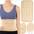 thumbnail image 2 of 3Pcs Waist Oil Pack Set with Chest Pads Washable Reusable Leg Essential Oil Wrap Mess-Free Oil Pack Wrap with Adjustable Elastic Straps Soft Comfortable Oil Pack for Chest Waist Leg, 2 of 6