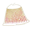 thumbnail image 4 of Cadena del cuerpo de Bralette Yuyangstore Halter Ajustable Lentejuelas, 4 of 7