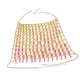 thumbnail image 4 of Bralette de cadena para mujer, cadena ajustable, sujetador de bikini sin espalda, cadena de lentejuelas, sujetador de cadena para danza del vientre, d, 4 of 7