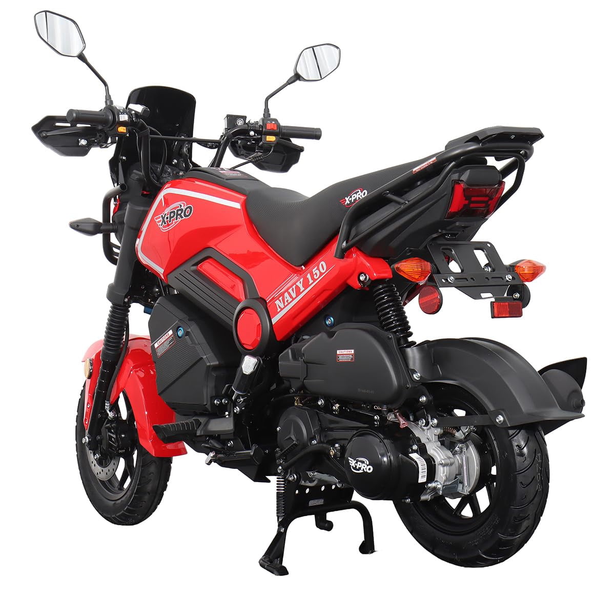 X‑Pro Navy 150cc Automatic Motorcycle – CVT Scooter with Electric & Kick Start, LED Lights, Aluminum Wheels, 149.6cc Air‑Cooled Engine