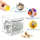 thumbnail image 4 of Advancent Desafío de alcancía acrílica de 365 días y planificador de presupuesto para meta de 10K Caja de 10K para lata de ahorro de dinero Decoración del hogar 18*18*18cm, 4 of 4