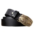 thumbnail image 5 of Cinturón de cuero genuino con hebilla de cobre puro para hombre, capa superior de piel de vaca, cinturón de cintura para motocicleta de Hip Hop, accesorio informal de moda, 5 of 5