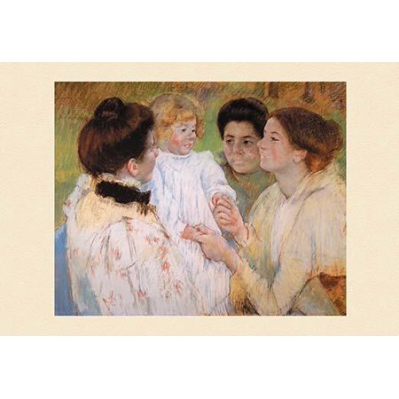 Mary Stevenson Cassatt was an American painter and printmaker who lived in France  She was considered an impressionists but is best known in America for her childrens illustrations Poster Print by (Best Selling American Painters)
