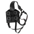 thumbnail image 1 of Accesorios de fotografía de funda, soporte de de material cuero PU temática, accesorios de disfraz de Halloween, de escenario, Negro CUTICAT Vaina de espada doble, 1 of 6