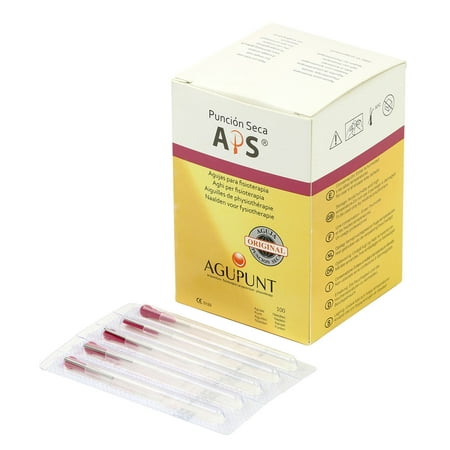 APS Dry Needling Needle, 0.25 x 13 mm, Dark Pink Tip, 100/Box