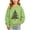 Green, variant on Wilark Girls Christmas Sweatshirts Size 3-14, Long Sleeve Pullover Crew Neck Fleece Warm Kids Festival Tops Red