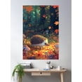 thumbnail image 2 of Twilight Hedgehog Wonderland Poster Wall Art, Modern Wall Decor, 8x12 UNFRAMED, 2 of 3