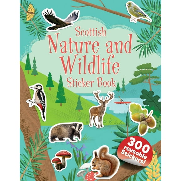 Scottish Nature and Wildlife Sticker Book, (Paperback)