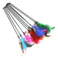 thumbnail image 5 of BESTSKY Interactive Cat Sticks Toys with Jingle Bell,Multicolor (4 Pack), 5 of 7