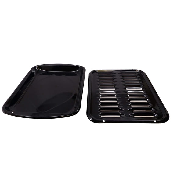 GE Part Number WB48X10056 Broiler Pan&Rack Large 12-3/4 x 16-1/2