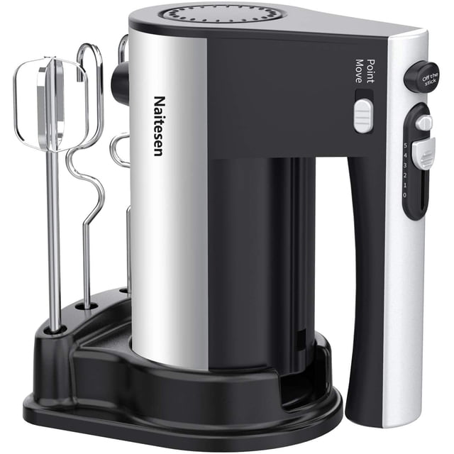 Batidora de Mano Eléctrica Naitesen 600W 10 Velocidades