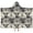 Gray Highland Cow, variant on White Buffalo Pattern Hooded Bath Towel,50"x30" for Ages 3 To 12 Kids, Quick Dry Lightweight Soft Microfiber Hood Beach Towel Cover Up for Kids