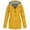 Yellow, variant on Winter Coats For Women Waterproof Rain Rain Solid Hooded Windproof Outdoor Petite Plus Size Jacket Ladies