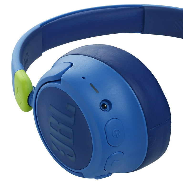 JBL JR460NC Wireless Bluetooth Over-Ear Kids Headphones, Blue