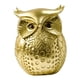 thumbnail image 3 of Estatua de búho, decoración del hogar, escultura de animales, pequeños artículos decorativos, adorno, Oro, 3 of 9