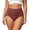 czb# Brown368, variant on Underwear For Women Seamless High Waist Plus Size No Show Full Coverage Support Panties Wave Edge Smooth Comfort Control Breathable Relaxed Briefs,Khaki,XS-XXL