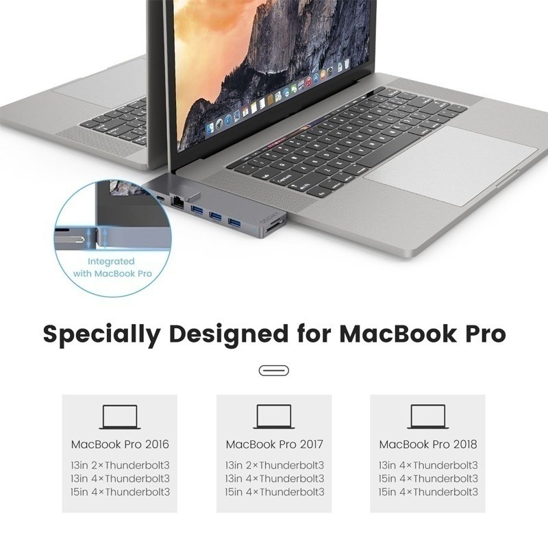 Willstar Usb C Hub For Macbook Pro 19 18 17 16 13 15 Inch 8 In 1 Type C Adapter With Ethernet Thunderbolt 3 4k Hdmi 2 Usb 3 0 Ports 1 Usb 2 0 Port Sd Tf Card Reader Walmart Com Walmart Com