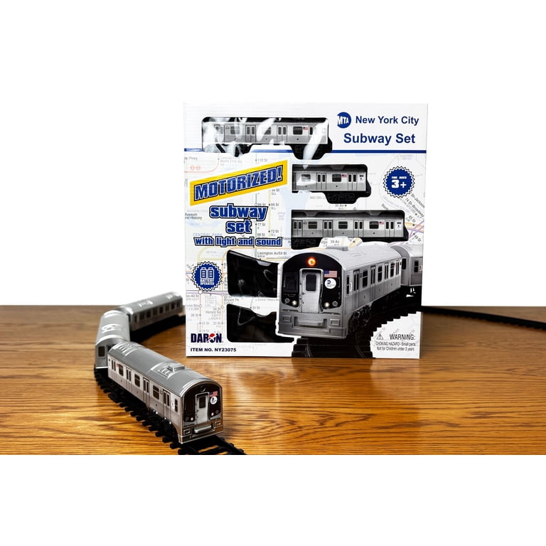 NYC MTA Motorized Subway Model Train Set for Adults - Walmart.com