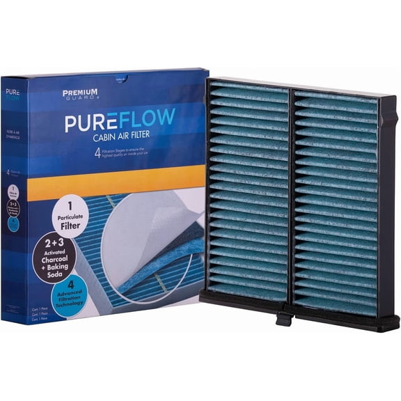 PG Cabin Air Filter PC99195X | Fits 2018-2025 Mazda 2, 2016-2023 CX-3, 2019-2021 Toyota Yaris, 2017-2018 Yaris iA, 2016 Scion iA, 2019-2020 Toyota Yaris R