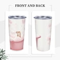 thumbnail image 4 of Kll Cute Bathtub Stainless Steel Vacuum Insulated Coffee Cup 20 Oz Insulated Travel Mug Water Cup With Leak-Proof Straw Lid & Flip Lid,1 Metal Straws,1 Cleaning Brush, 4 of 8