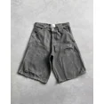thumbnail image 1 of Pantalones cortos deportivos casuales con estampado de letras de camuflaje para exteriores, pantalones cortos de mezclilla sueltos básicos para correr y hacer ejercicio con diseño retro de verano, 1 of 6