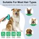 thumbnail image 5 of Cepillo deslizante autolimpiante para perros, para quitar el pelo suelto y el pelo largo y corto, eliminando el pelo suelto, la capa interna, los enredos y los nudos de la piel sensible de gatos grand, 5 of 5