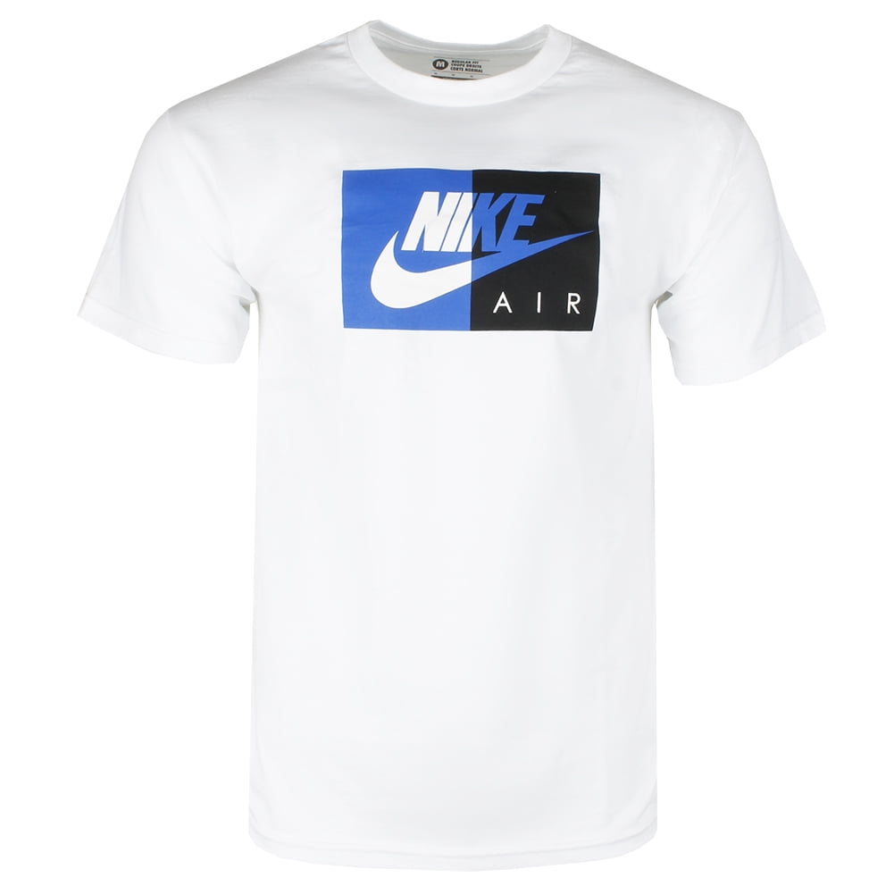 vegetarisch Geurloos wandelen Nike Air Men's Athletic Short Sleeve Color Blocked Logo Gym Graphic T-Shirt  - Walmart.com