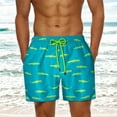 thumbnail image 5 of DAKIMOE Men's Swim Trunks with Mesh Lining Quick Dry Sports Shorts Beach Shorts Boardshorts Bathing Suit Swimwear, L, 5 of 7