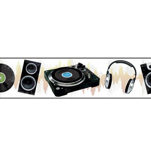 879633 DJ Equipment Music Wallpaper Border BS5370bd 