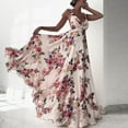 thumbnail image 2 of Women Floral Print Maxi Dress Sleeveless Swing A-Line Long Dresses For Summer Boho Sundress, 2 of 3