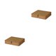 thumbnail image 2 of Inteprter Cesta de mimbre de ratán tejida a mano, contenedor de papelería para aperitivos, caja de almacenamiento Rectangular, suministros Type1 NO1, 2 of 6