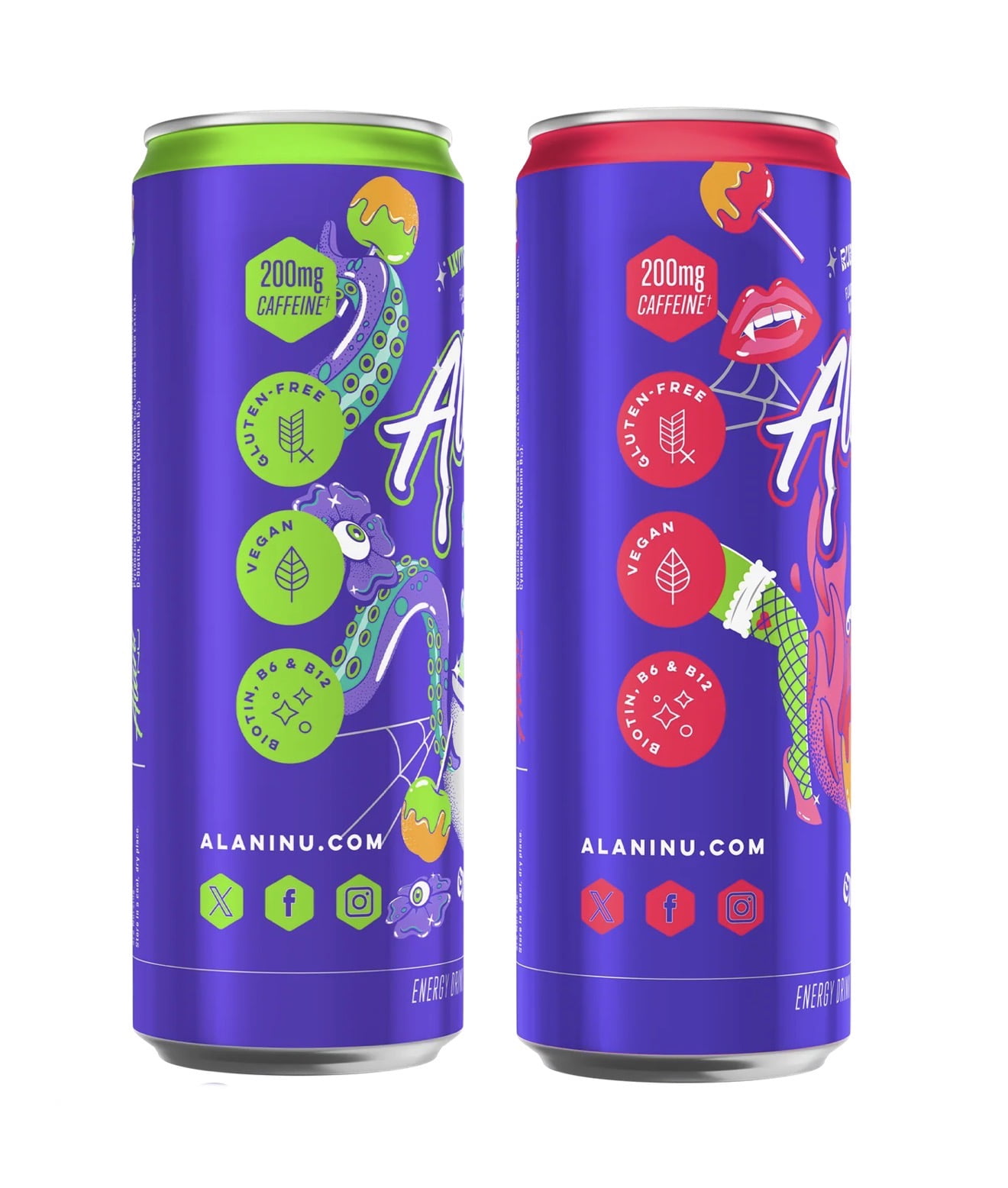 Alani Nu Witch's Brew & Ruby Apple 2 Pack (1 each) 12 Oz Cans