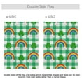 thumbnail image 4 of Ryvnso Rainbow on Checkered Garden Flag 12x18 Inch Double Sided Seasonal Yard Decoration, 4 of 6