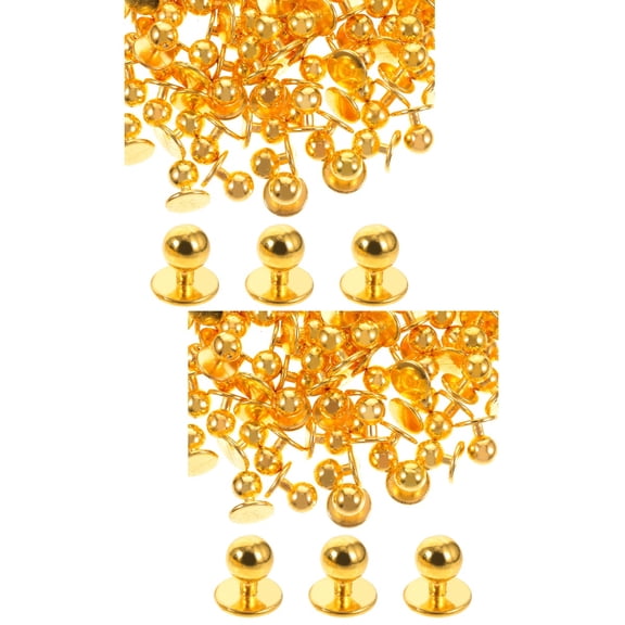 200 Pcs Men's Plastic Replacement Buttons for Windbreaker, Suit Jackets - Spherical Artificial Button Set