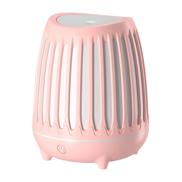 Purificador de aire portátil de 400 ml, difusor de fragancias, silencioso para el escritorio del hogar, sala de estar, Azul Rosado